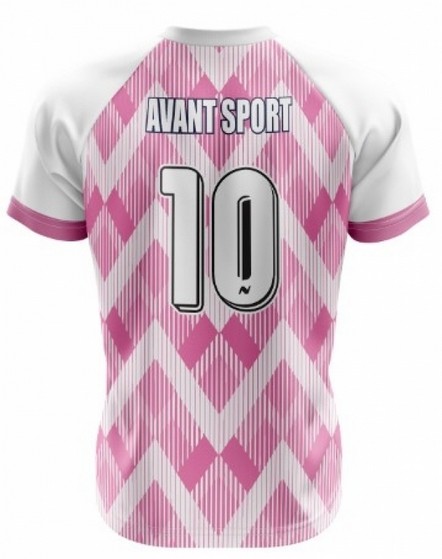 Camisa de Futebol Rosa Fábrica Alto da Lapa - Camisa Personalizada Time de Futebol