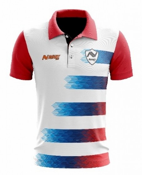 Camisa Esportiva com Gola Ilhabela - Camisa Branca Esportiva