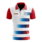 camisa esportiva com gola Praia da Baleia